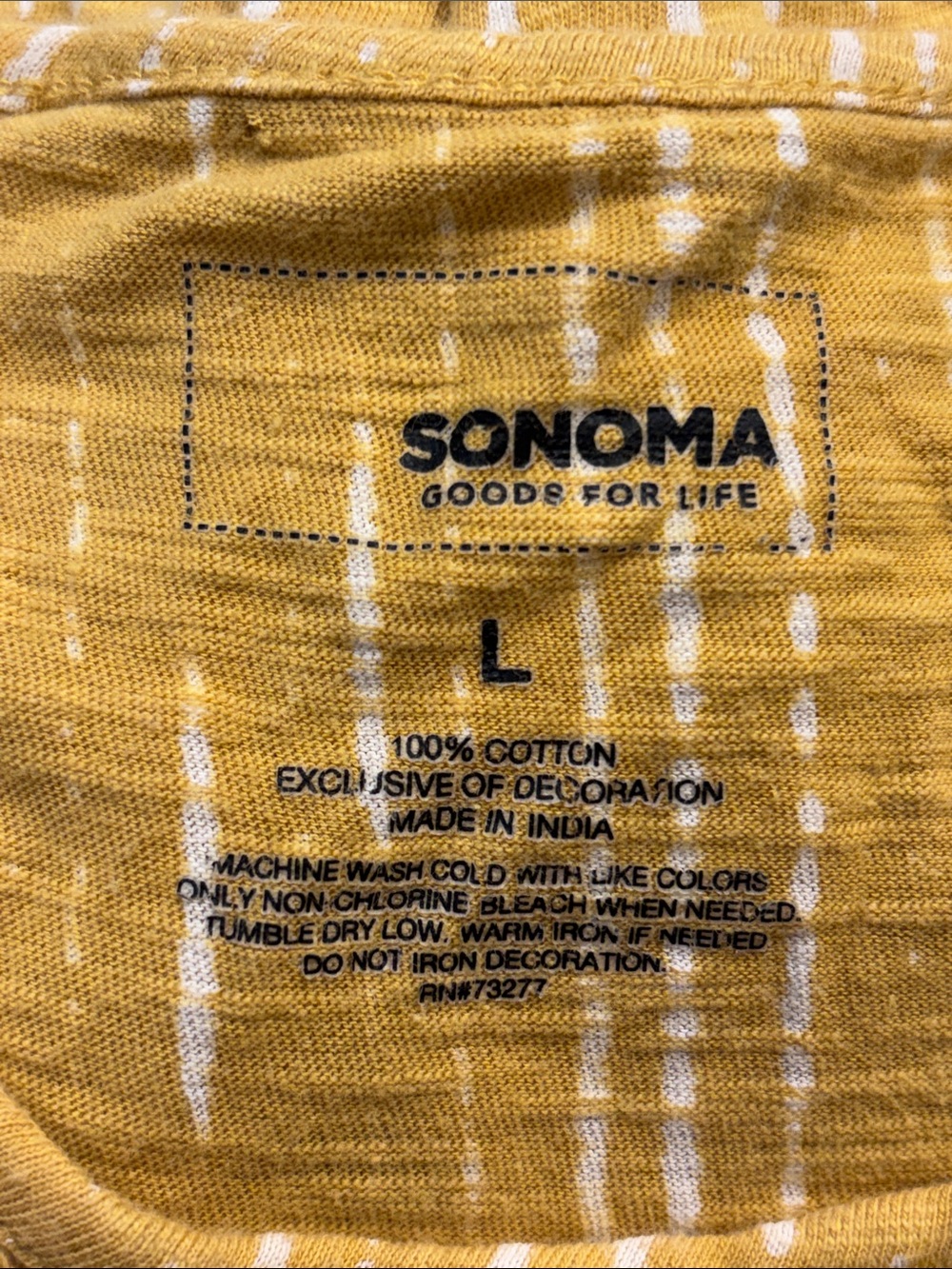 Sonoma Mustard Yellow Blouse - Picture 5 of 5
